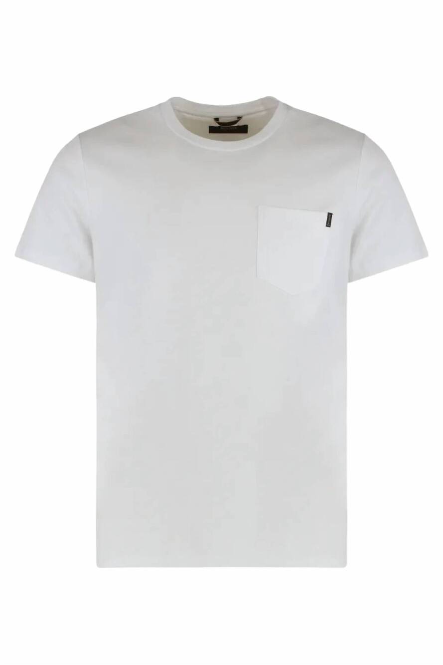 NEW MOORER men's bruzio crew neck short sleeve t-shirt in ecru
